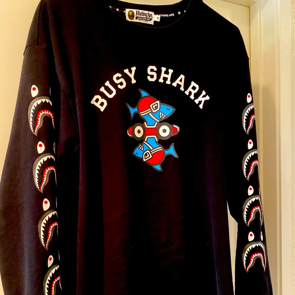 Busy shark babe shirt